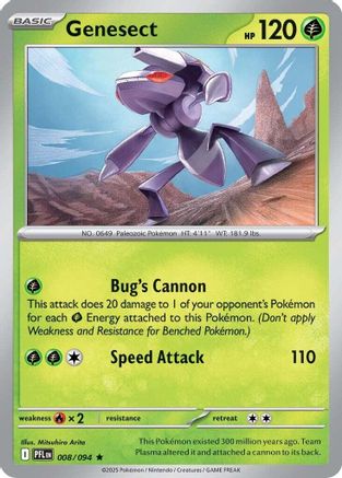 Genesect (008) - ME02 Phantasmal Flames Holofoil