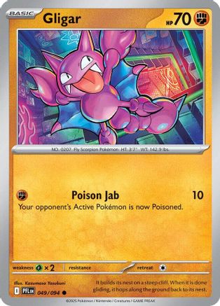 Gligar (049/null) - ME02 Phantasmal Flames Reverse Holofoil