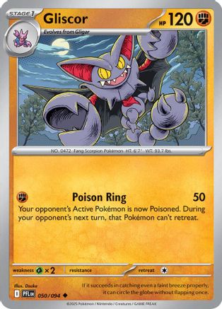 Gliscor (050/null) - ME02 Phantasmal Flames Reverse Holofoil