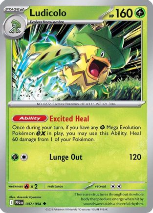 Ludicolo (007/094) - ME02 Phantasmal Flames