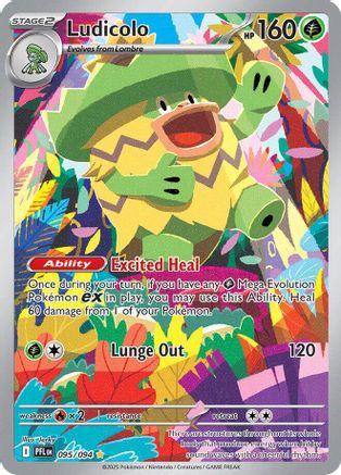 Ludicolo (095/094) - ME02 Phantasmal Flames Holofoil