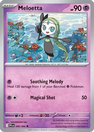 Meloetta (040/null) - ME02 Phantasmal Flames Reverse Holofoil