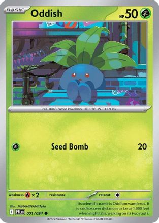 Oddish (001/null) - ME02 Phantasmal Flames