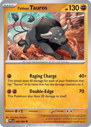 Paldean Tauros (048) - ME02 Phantasmal Flames