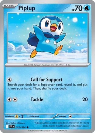 Piplup (027/094) - ME02 Phantasmal Flames
