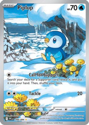 Piplup (098/094) - ME02 Phantasmal Flames Holofoil