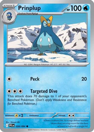 Prinplup (028) - ME02 Phantasmal Flames