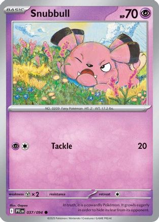 Snubbull (037/null) - ME02 Phantasmal Flames Reverse Holofoil