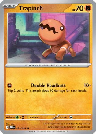 Trapinch (051/null) - ME02 Phantasmal Flames Reverse Holofoil