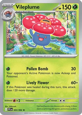 Vileplume (003) - ME02 Phantasmal Flames Holofoil