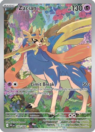 Zacian (100/094) - ME02 Phantasmal Flames Holofoil