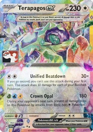 Terapagos ex (Series ) (128/142) - Prize Pack Series Cards Holofoil