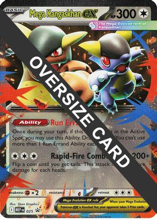 Mega Kangaskhan ex (025) - Jumbo Cards Holofoil
