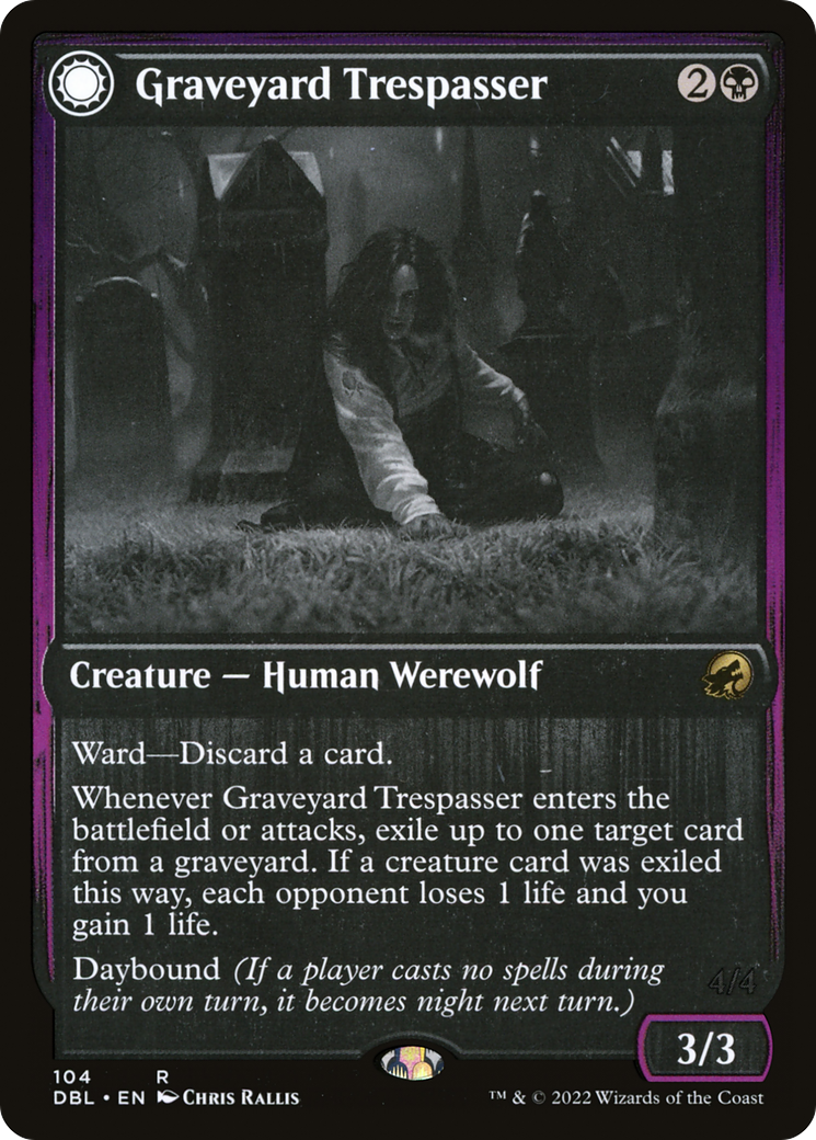 Graveyard Trespasser // Graveyard Glutton [Innistrad: Double Feature]