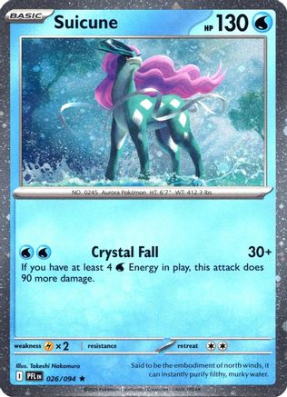 Suicune (Cosmos Holo) (026) - Miscellaneous Cards & Products Holofoil