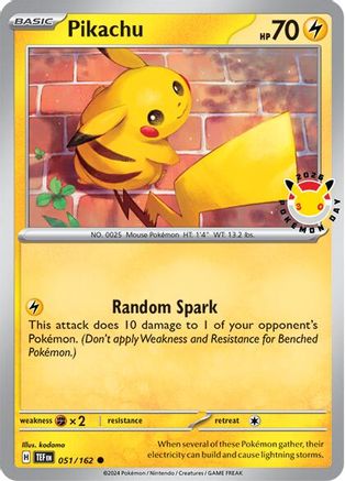 Pikachu (Pokemon Day 2026) (051) - Miscellaneous Cards & Products Holofoil
