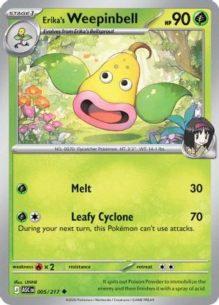 Erika's Weepinbell (005) - ME Ascended Heroes