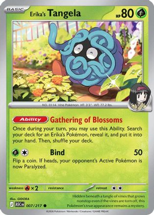 Erika's Tangela (007/217) - ME Ascended Heroes
