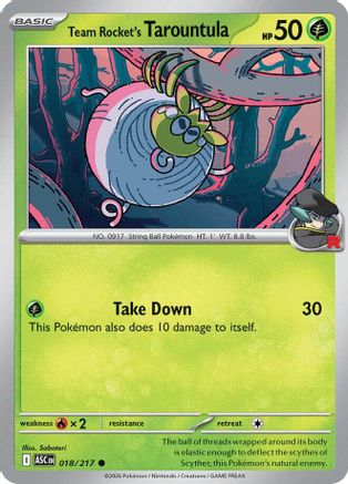 Team Rocket's Tarountula (018) - ME Ascended Heroes