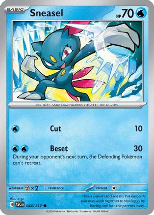 Sneasel (044) - ME Ascended Heroes