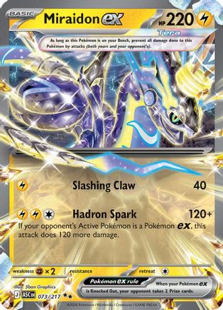 Miraidon ex (073) - ME Ascended Heroes Holofoil