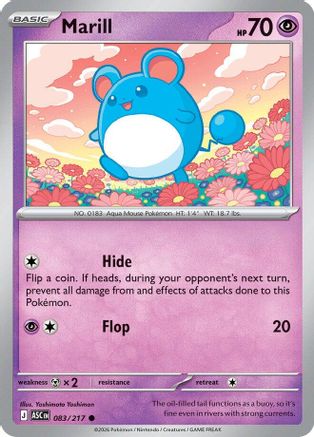 Marill (083/217) - ME Ascended Heroes Reverse Holofoil