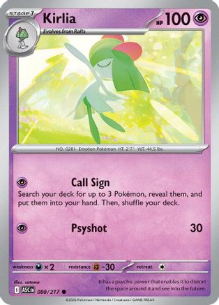 Kirlia (088) - ME Ascended Heroes