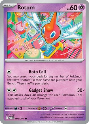 Rotom (092) - ME Ascended Heroes Reverse Holofoil