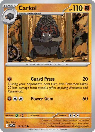 Carkol (119) - ME Ascended Heroes Reverse Holofoil