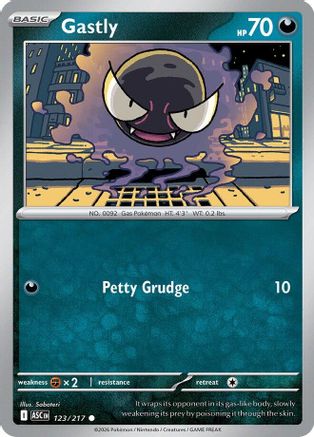 Gastly (123) - ME Ascended Heroes