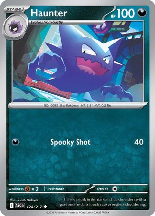 Haunter (124) - ME Ascended Heroes Reverse Holofoil