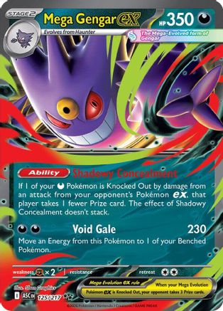 Mega Gengar ex (125/217) - ME Ascended Heroes Holofoil