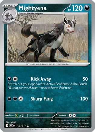 Mightyena (129/217) - ME Ascended Heroes