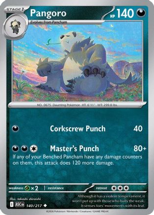 Pangoro (140) - ME Ascended Heroes Reverse Holofoil