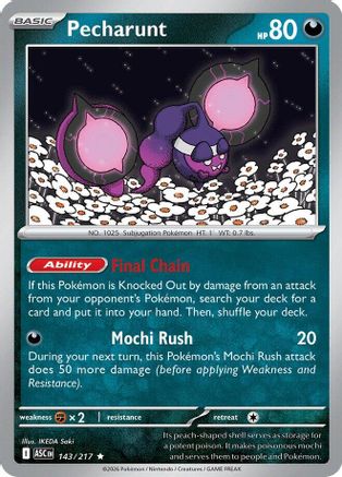 Pecharunt (143) - ME Ascended Heroes Holofoil