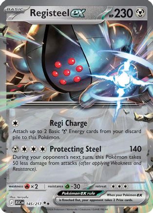 Registeel ex (145) - ME Ascended Heroes Holofoil