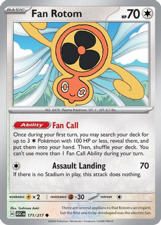 Fan Rotom (171/217) - ME Ascended Heroes