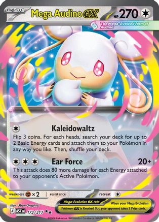 Mega Audino ex (172/217) - ME Ascended Heroes Holofoil