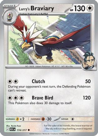 Larry's Braviary (174) - ME Ascended Heroes Reverse Holofoil