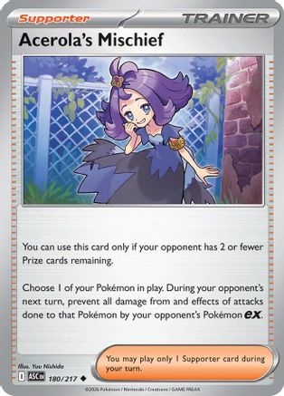 Acerola's Mischief (180) - ME Ascended Heroes