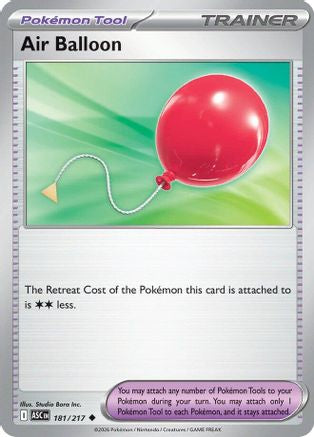 Air Balloon (181) - ME Ascended Heroes Reverse Holofoil