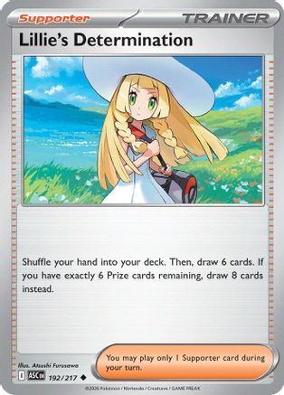 Lillie's Determination (192) - ME Ascended Heroes Reverse Holofoil