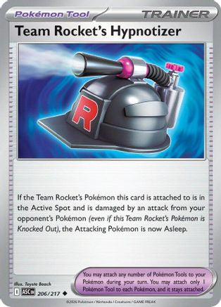 Team Rocket's Hypnotizer (206) - ME Ascended Heroes Reverse Holofoil