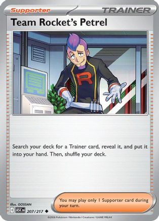 Team Rocket's Petrel (207) - ME Ascended Heroes