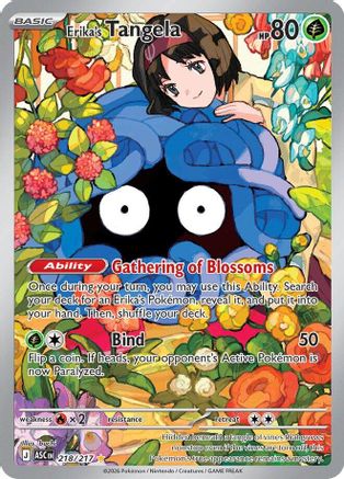 Erika's Tangela (218/217) - ME Ascended Heroes Holofoil