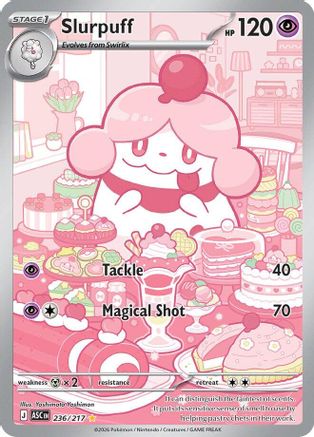 Slurpuff (236/217) - ME Ascended Heroes Holofoil
