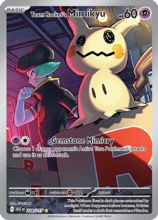 Team Rocket's Mimikyu (238/217) - ME Ascended Heroes Holofoil