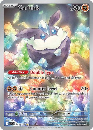 Carbink (242/217) - ME Ascended Heroes Holofoil