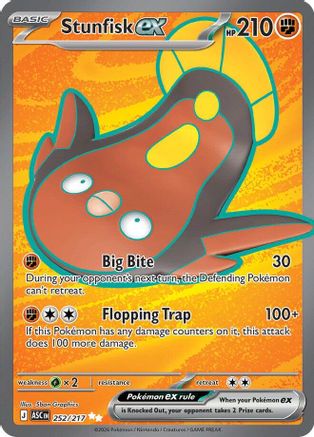 Stunfisk ex (252/217) - ME Ascended Heroes Holofoil