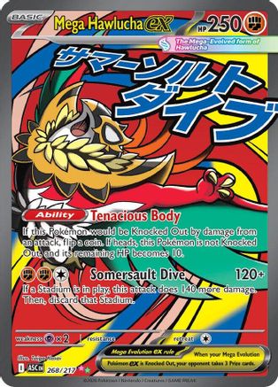 Mega Hawlucha ex (268/217) - ME Ascended Heroes Holofoil